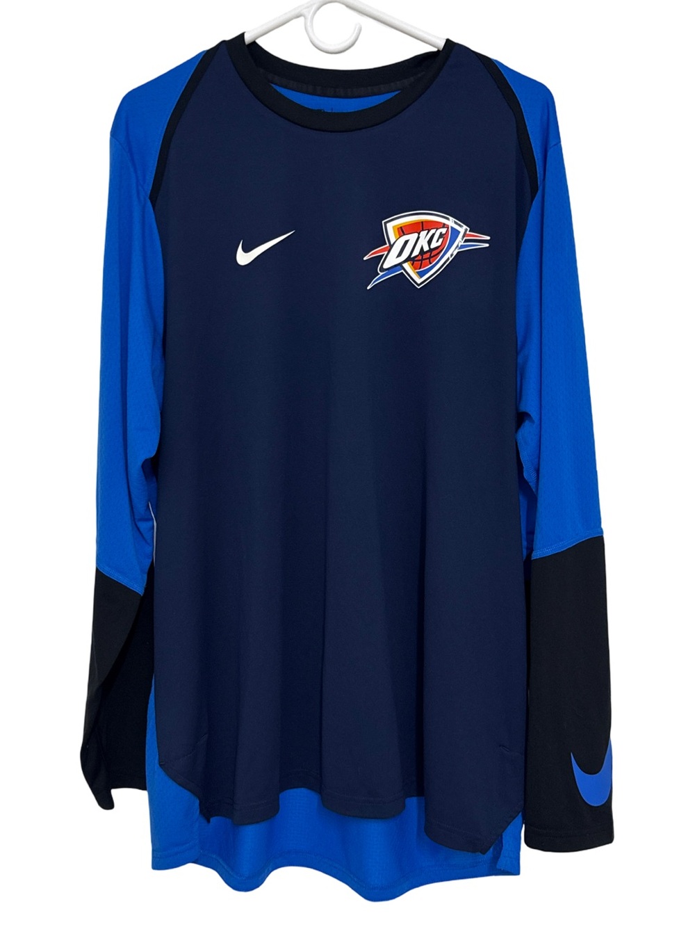 OKC Thunder NBA Team Long Sleeve Training Top Men’s XL
